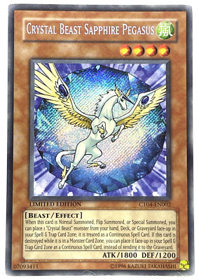 Yu-Gi-Oh! TCG Crystal Beast Sapphire Pegasus 2007 Collector's Tins CT04-EN002...-image