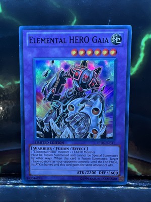 Elemental HERO Gaia CT08-EN011 Super Rare Limited Edition NM (slot#52)-image
