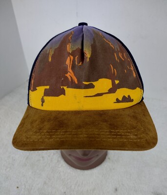 Vtg Walt Disney World Frontierland Magic Kingdom Hat Cap Strapback-image
