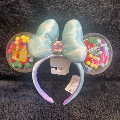 Disneyland Disney Parks Minnie Ears UP Grape Soda Cap Balloons Headband-image