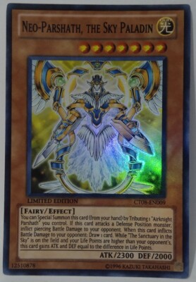 Yu-Gi-Oh! TCG Neo-Parshath, the Sky Paladin 2011 Collectors Tins CT08-EN009 LP-image
