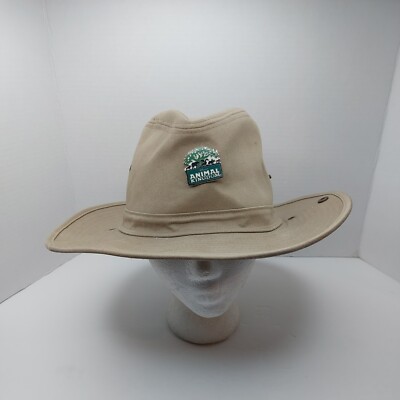Vtg Walt Disney World Park Safari Hat Collectible Animal Kingdom Pin Size Small-image