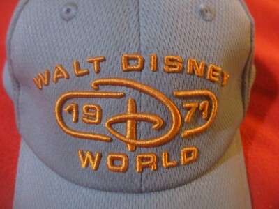 Vintage Hat Disney Parks Baseball Style Cap Walt Disney World 1971 Gray Adult-image