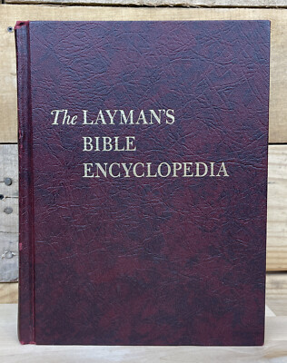 1964 The Layman's Bible Encyclopedia Book Vintage Study Understand Scriptures-image