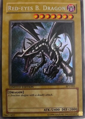 Yugioh Red-Eyes Black Dragon BPT-005 Secret Rare NM-image