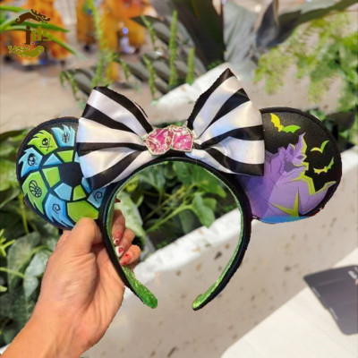 Disney Parks Ears Oogie Boogie Bash Jack Mickey Rare Limited Headband-image
