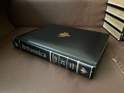 Britannica Macropaedia Knowledge In Depth Vol 21. India Ireland - Leather/HC-image