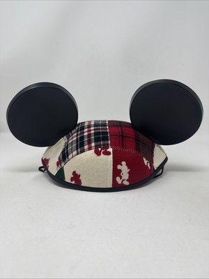 Walt Disney World Plaid Mickey Mouse Ears Hat-image