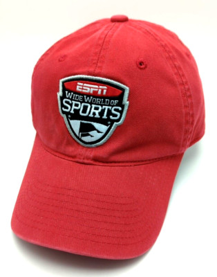 ESPN WIDE WORLD OF SPORTS COMPLEX at WALT DISNEY WORLD hat red adjustable cap-image
