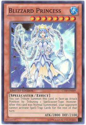 Yu-Gi-Oh Card - CT09-EN009 - BLIZZARD PRINCESS (super rare holo) - NM/Mint-image