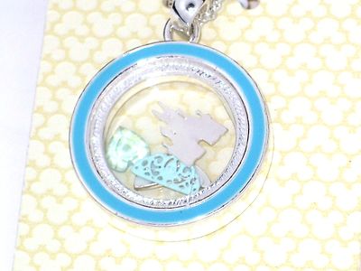 New Disney Park Charm Keeper Necklace ✿ Floating Memory Locket Cinderella Castle-image