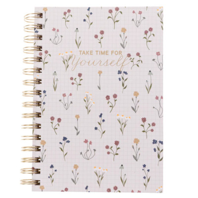 Graphique Dainty Floral 6 x 8 Spiral Hard Cover Journal w-image