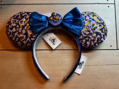 Walt Disney World 50th Anniversary Celebration Minnie Ears Headband PASSHOLDER-image