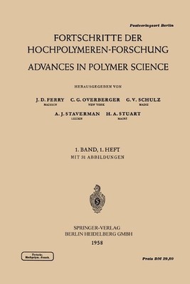 Fortschritte der Hochpolymeren-Forschung / Advances in Polymer Science by Prof. -image