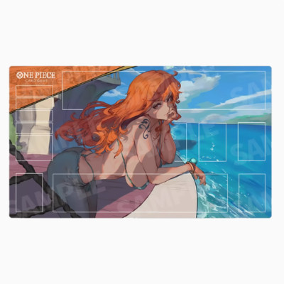 One Piece Card Mat OPCG Battle Playmat Nami Board Game Duel Disk, Card Mouse Pad-image