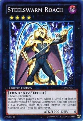 Steelswarm Roach - CT09-EN021 - Super Rare NM Yugioh Wave 2.5 2012-image