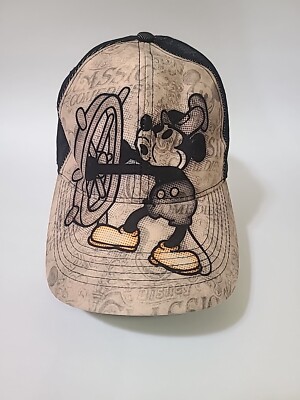 Walt Disney World Park Hat Steamboat Willie Adjustable Baseball Cap Antique Film-image