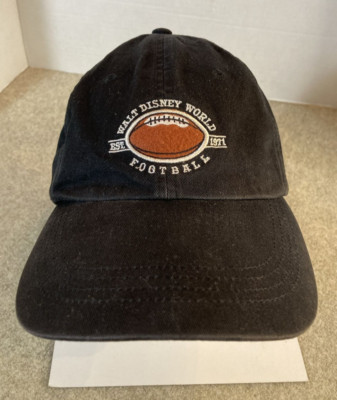 Walt Disney World Football Est 1971 Black Youth Baseball Cap Hat Strapback-image