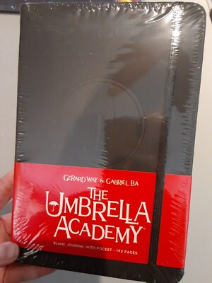 The Umbrella Academy Blank Leather Bound Journal with Pocket 192 Pages - NEW-image