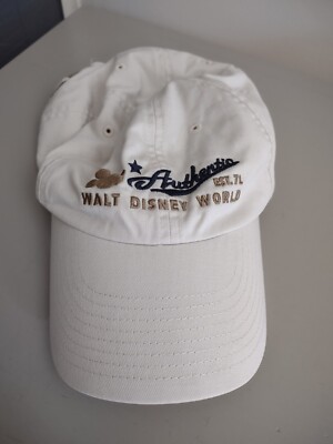 Walt Disney World 1971 Tan Adjustable Ball Cap Hat (Stained Inside)-image