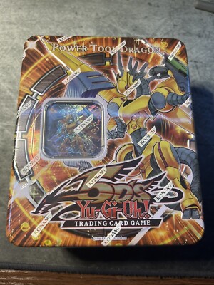 2009 Power Tool Dragon Collectors Tin - 1st Ed ANPR?! YU-GI-OH! Factory Sealed!-image