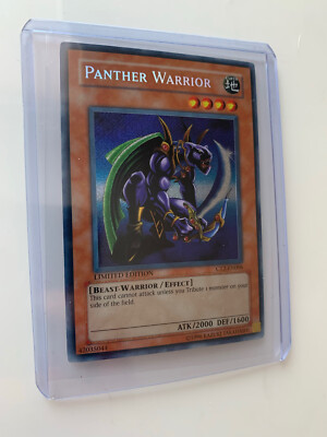 Yu-Gi-Oh PANTHER WARRIOR CT2-EN006 Collector’s Tin Secret Rare - LP condition-image
