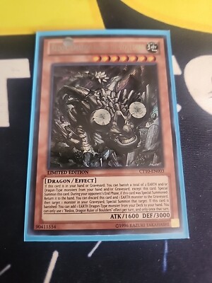 Redox, Dragon Ruler of Boulders - CT10-EN003 - Secret Rare - Limited Edition NM-image