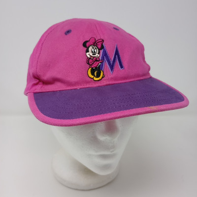 Walt Disney World Minnie Mouse Toddler Pink  Cotton Adjustable Baseball Cap Hat-image