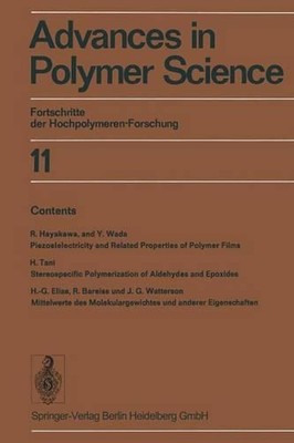 Advances in Polymer Science: Fortschritte der Hochpolymeren-Forschung by J.D. Fe-image