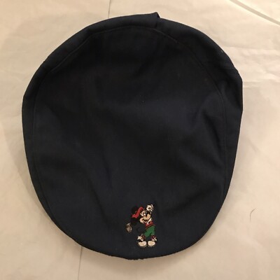 Walt Disney World Golf Hat Newsboy Cap Mickey Mouse Disney Pro Collection Adjust-image