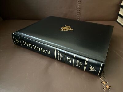 Britannica Macropaedia Knowledge In Depth Vol 25. Number Prague - Leather/HC-image