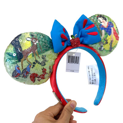 Disney100 decades authentic 2024 Snow White minnie mouse ear Headband-image
