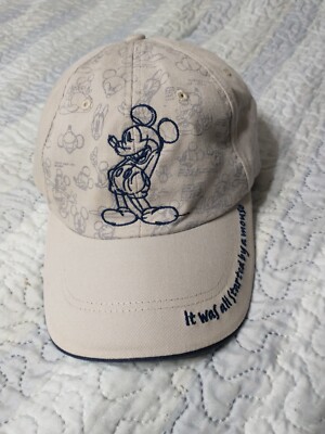 Disney Park Hat Mickey Mouse Strap Embroidered Orlando-image