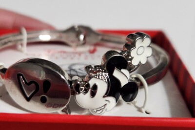 Disney Park Authentic Bracelet Mickey Mouse Heart Dots and Dashes -image