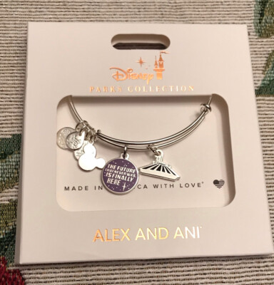 Disney Alex & Ani Walt Disney World Tomorrowland Space Mountain Bracelet Bangle-image