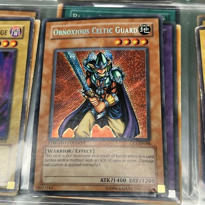 Yugioh Obnoxious Celtic Guard CT1-EN006 Secret Rare NM-image