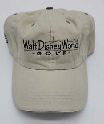 Walt Disney World Golf 4 Head Vintage Strap Back Hat Cap Classic Look Style-image