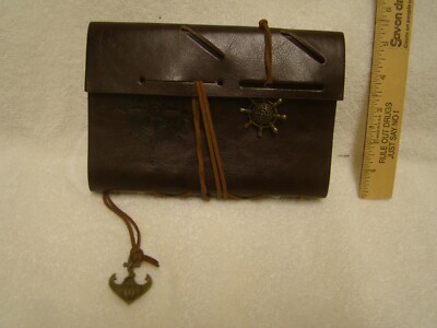 Vintage Leather Bound Journal New open package-image