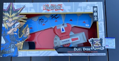 Wayne Grayson Joey Wheeler Yu Gi Oh Signed Full Size Duel Disk RARE PSA COA B-image