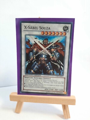 Yugioh X-Säbel Souza Near Mint Super Rare CT09-DE017 Limitierte Auflage 63612442-image