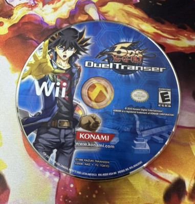 Yu-Gi-Oh 5D's Duel Transer (Nintendo Wii, 2010) Disk Only No Case Tested & Works-image