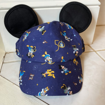Disney Parks~ WDW  50th Anniversary Toddler Child Hat with Mickey Ears-image