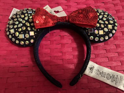 Minnie Mouse Ears Headband Blue Jewerly Walt Disney World 50 -image