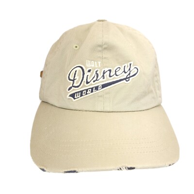 Walt Disney World Distressed Bill Baseball Style Cap Adjustable Embroidered Hat-image