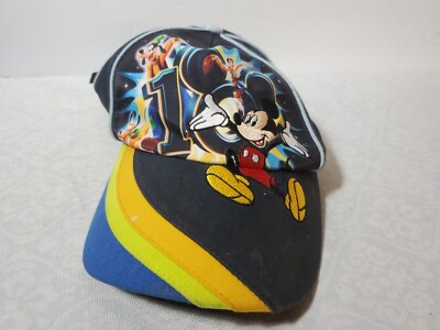 Walt Disney World Baseball Hat 2010 Mickey Mouse Woody Goofy Pluto Strapback Cap-image