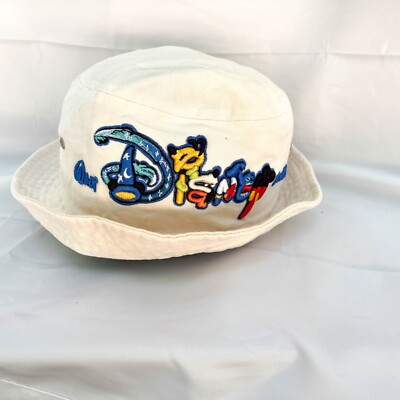 Vintage Walt Disney World Sun Bucket Hat Embroidered Design (One Size Fits All)-image