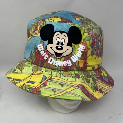 Walt Disney World Parks Spirit Jersey Vault Bucket Hat Womens One Size Multi-image