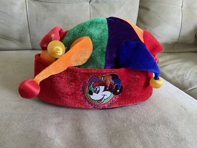 Vintage Walt Disney World Jester Hat Mickey Mouse-image