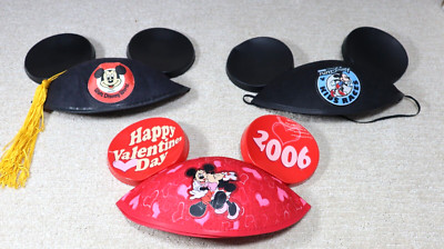 3 Walt Disney World Mickey Mouse Ears Hat (Adult Size & Youth Size)-image
