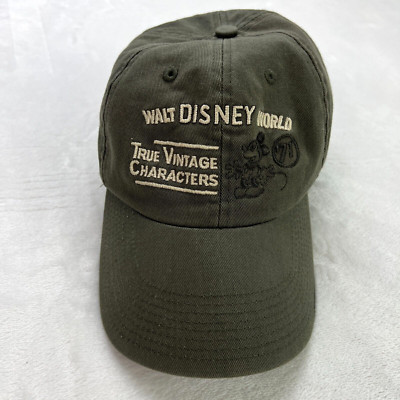 Walt Disney World True Vintage Characters Green Baseball Hat Cap Adult 57-61 cm-image